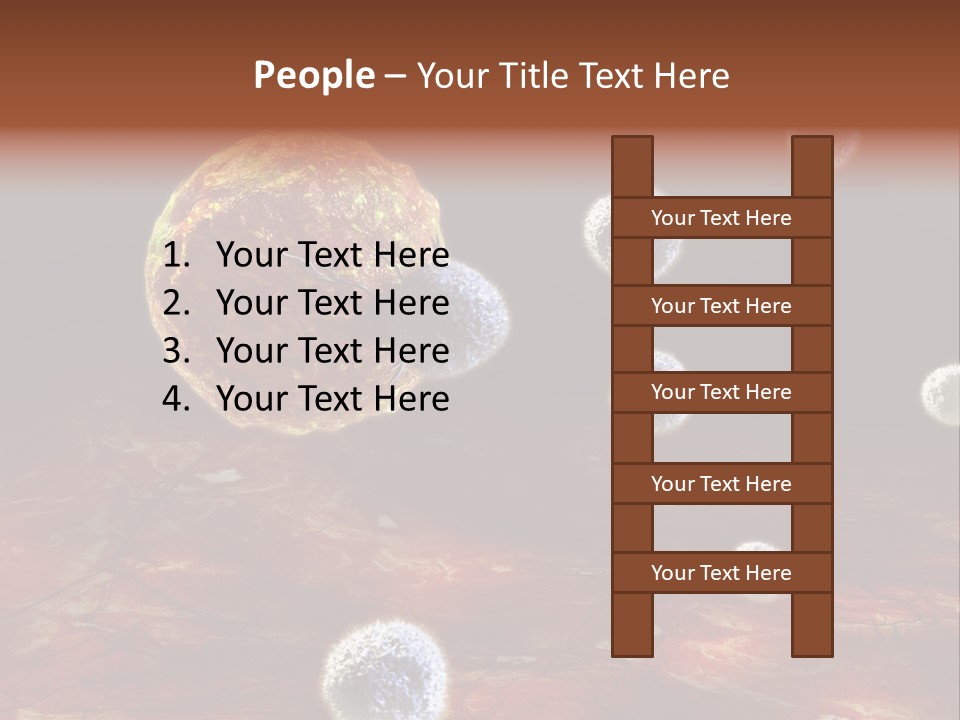 Illustration Gland Anatomy PowerPoint Template