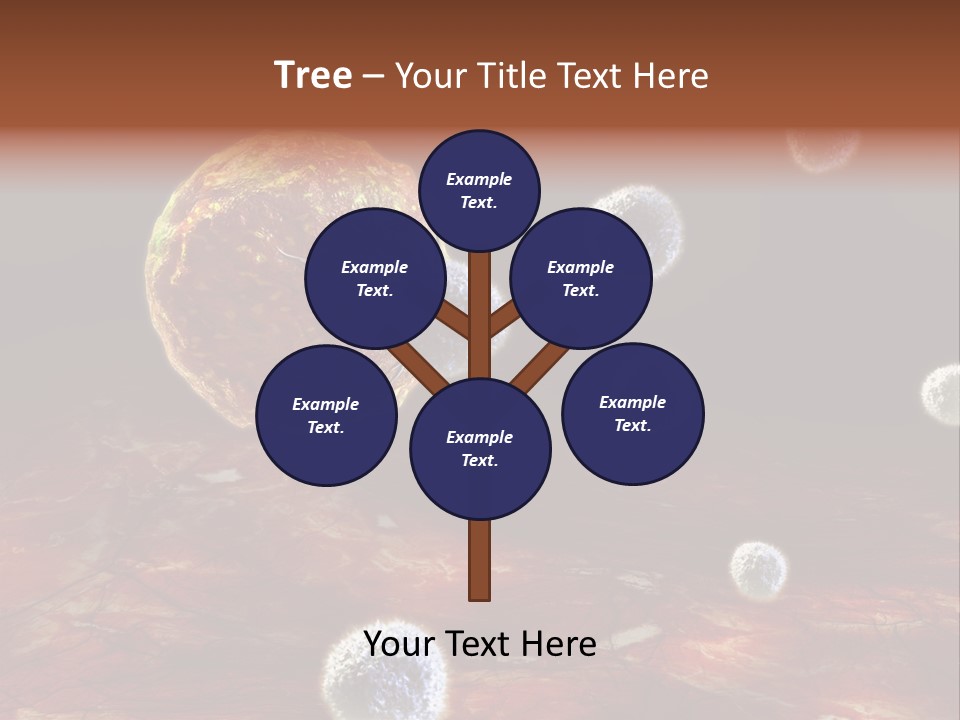 Illustration Gland Anatomy PowerPoint Template