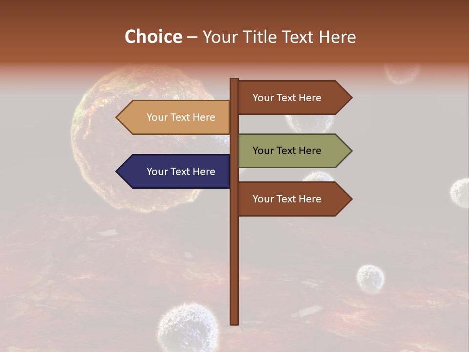 Illustration Gland Anatomy PowerPoint Template
