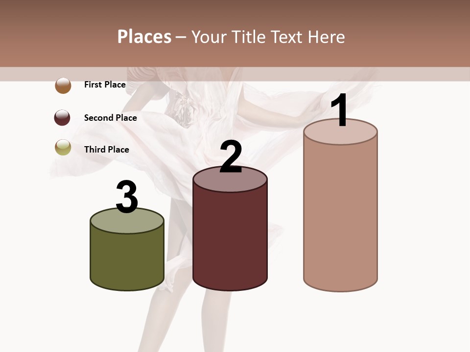 Attractive Movement Female PowerPoint Template