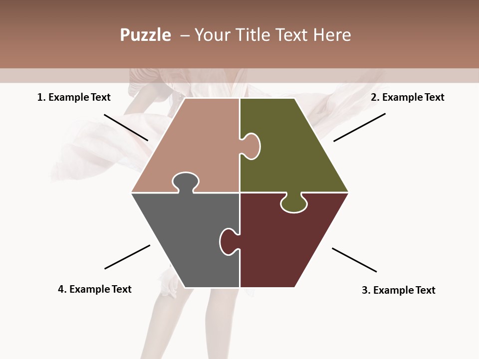 Attractive Movement Female PowerPoint Template