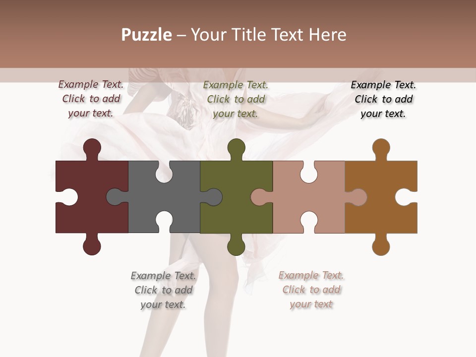 Attractive Movement Female PowerPoint Template