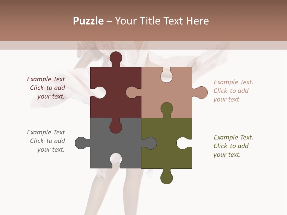 Attractive Movement Female PowerPoint Template