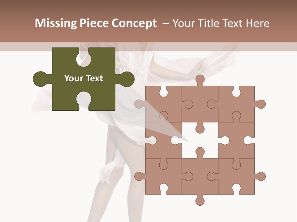 Attractive Movement Female PowerPoint Template