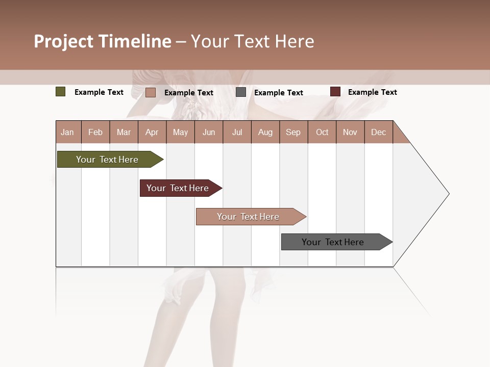 Attractive Movement Female PowerPoint Template