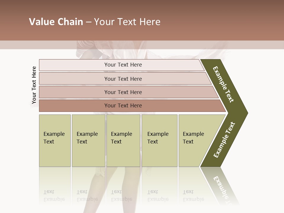Attractive Movement Female PowerPoint Template