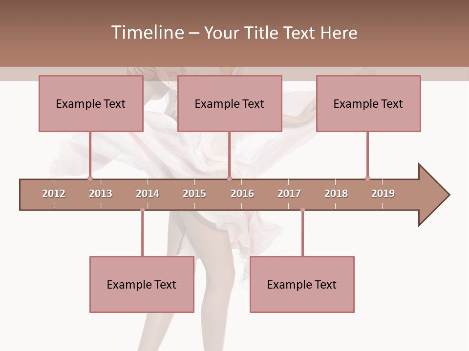 Attractive Movement Female PowerPoint Template