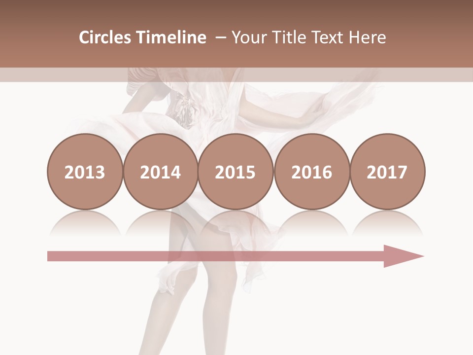 Attractive Movement Female PowerPoint Template