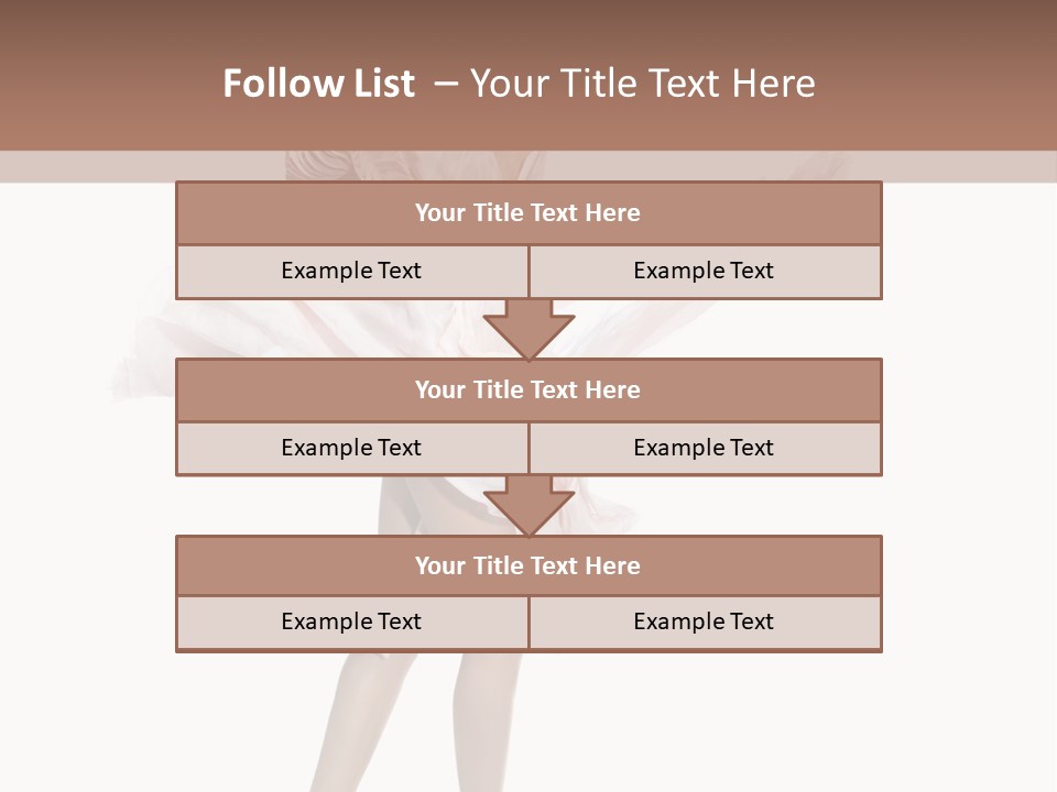 Attractive Movement Female PowerPoint Template