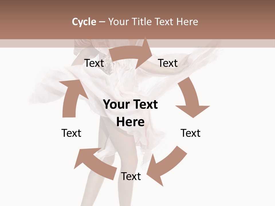 Attractive Movement Female PowerPoint Template