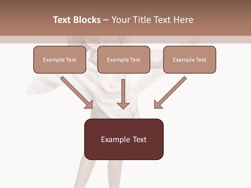 Attractive Movement Female PowerPoint Template