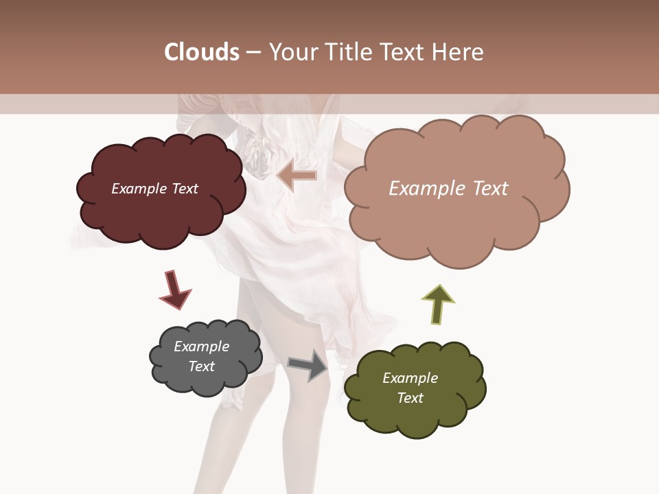 Attractive Movement Female PowerPoint Template