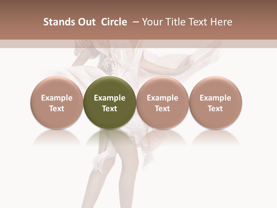 Attractive Movement Female PowerPoint Template