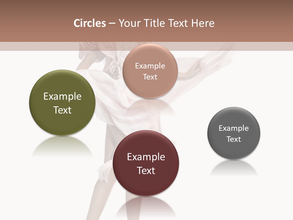 Attractive Movement Female PowerPoint Template