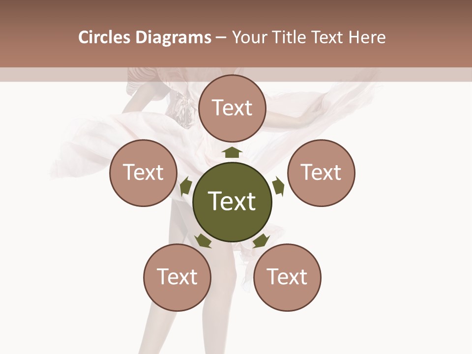 Attractive Movement Female PowerPoint Template