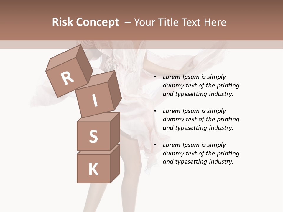 Attractive Movement Female PowerPoint Template