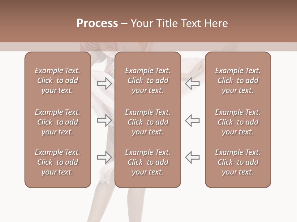 Attractive Movement Female PowerPoint Template