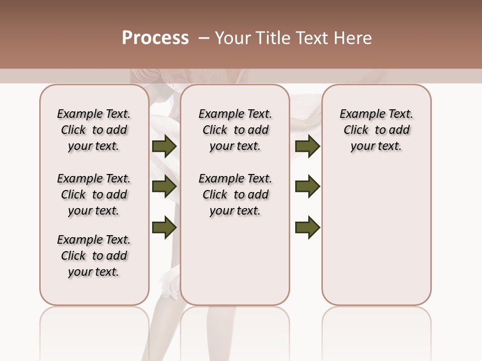 Attractive Movement Female PowerPoint Template