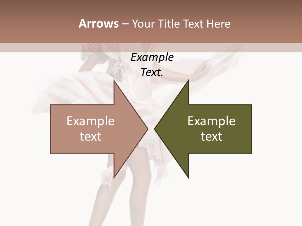 Attractive Movement Female PowerPoint Template