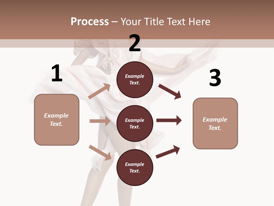 Attractive Movement Female PowerPoint Template