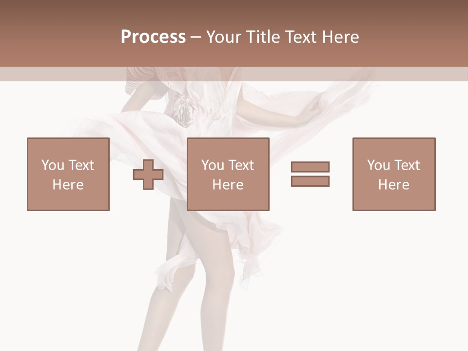 Attractive Movement Female PowerPoint Template