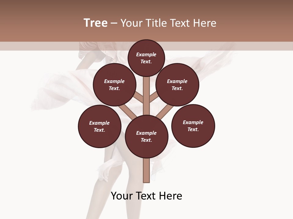 Attractive Movement Female PowerPoint Template