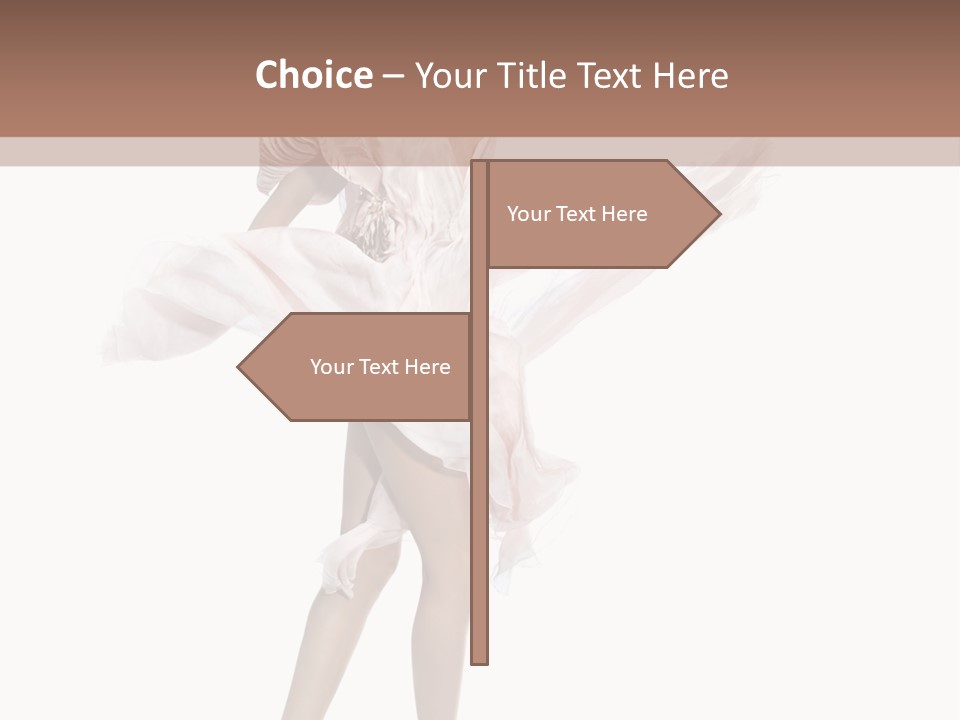 Attractive Movement Female PowerPoint Template