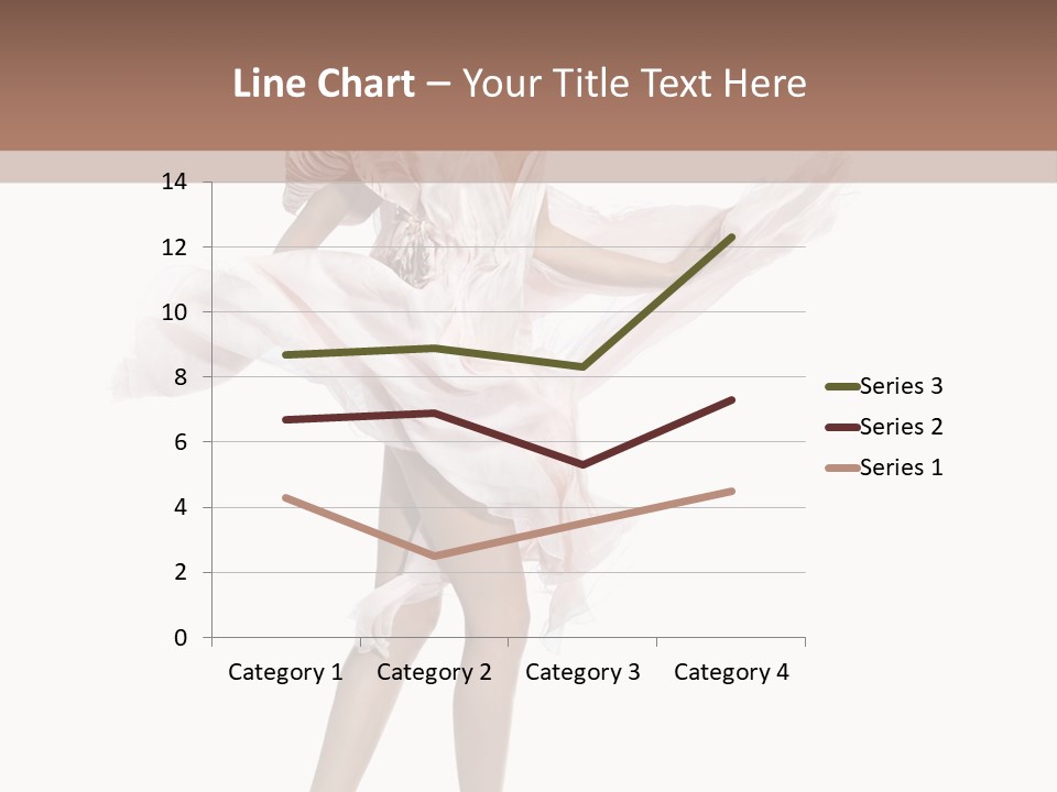 Attractive Movement Female PowerPoint Template