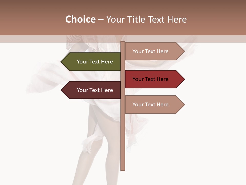 Attractive Movement Female PowerPoint Template