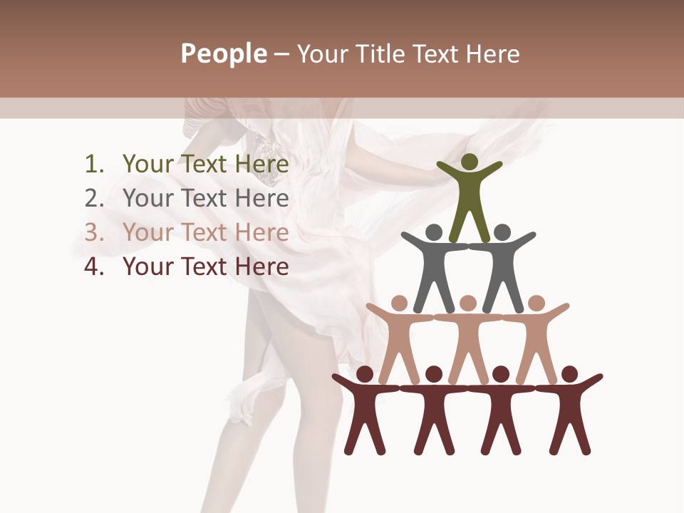 Attractive Movement Female PowerPoint Template