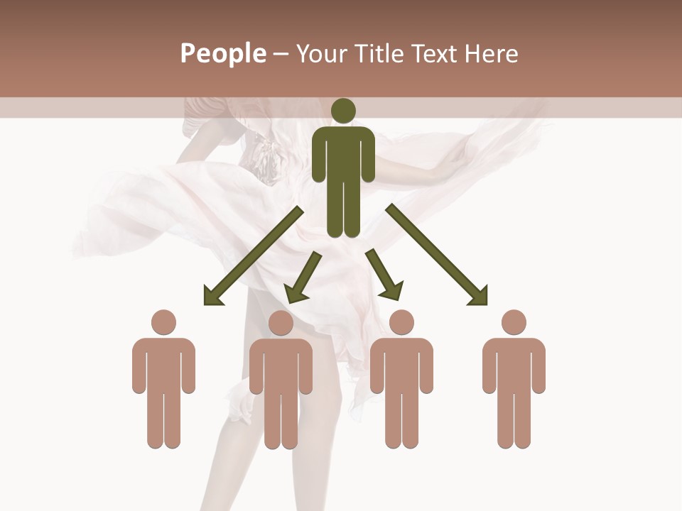 Attractive Movement Female PowerPoint Template