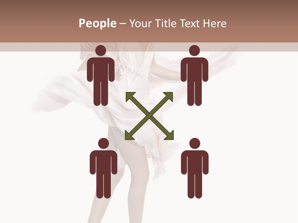 Attractive Movement Female PowerPoint Template