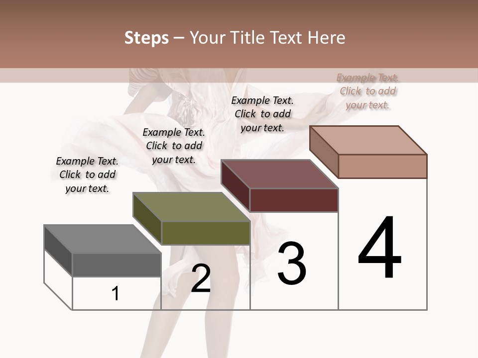 Attractive Movement Female PowerPoint Template