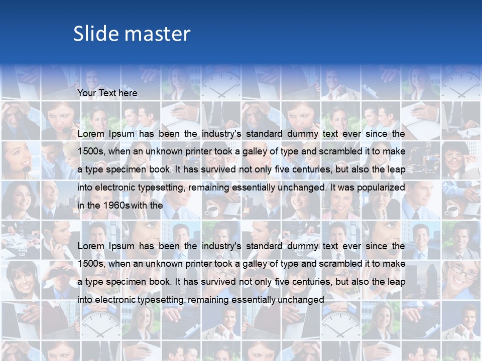 Workplace Office Background PowerPoint Template