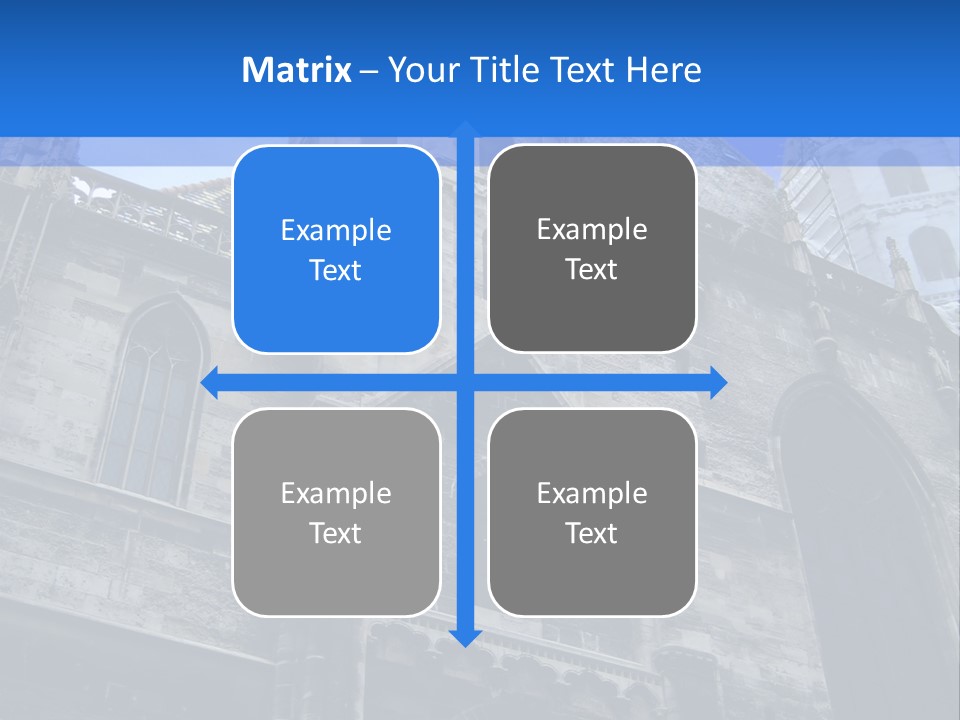Bifora Austria Gotica PowerPoint Template