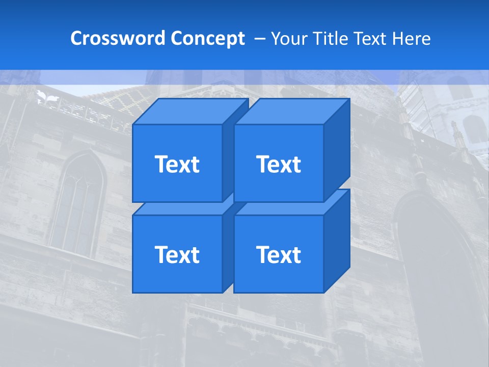 Bifora Austria Gotica PowerPoint Template