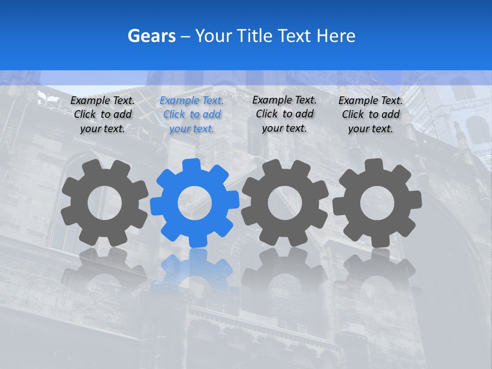 Bifora Austria Gotica PowerPoint Template