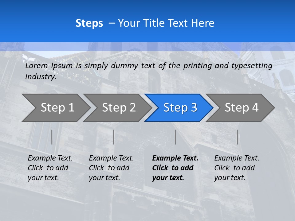 Bifora Austria Gotica PowerPoint Template