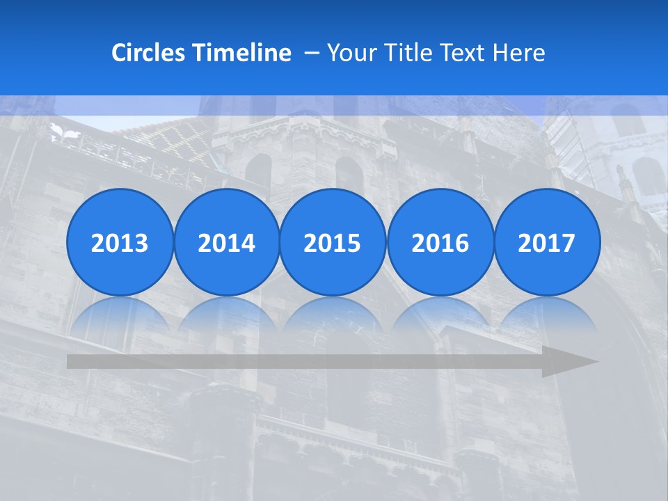 Bifora Austria Gotica PowerPoint Template