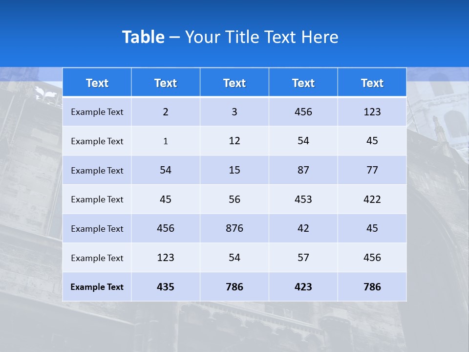 Bifora Austria Gotica PowerPoint Template