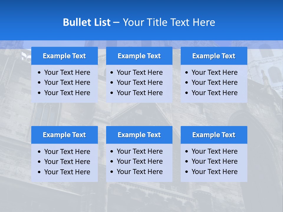 Bifora Austria Gotica PowerPoint Template