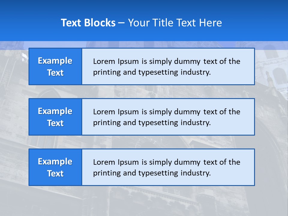 Bifora Austria Gotica PowerPoint Template