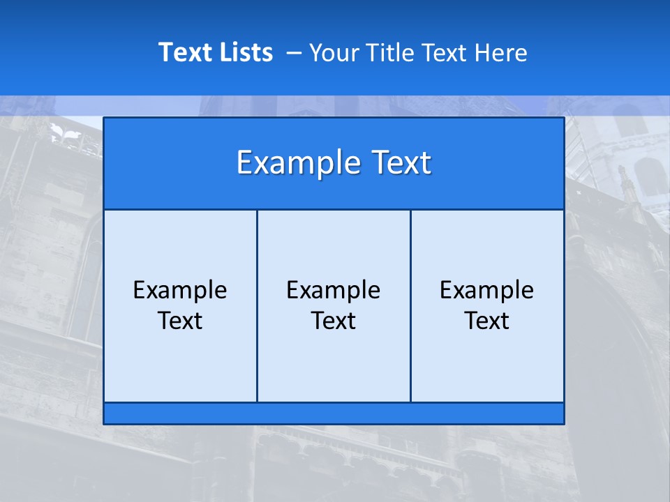 Bifora Austria Gotica PowerPoint Template