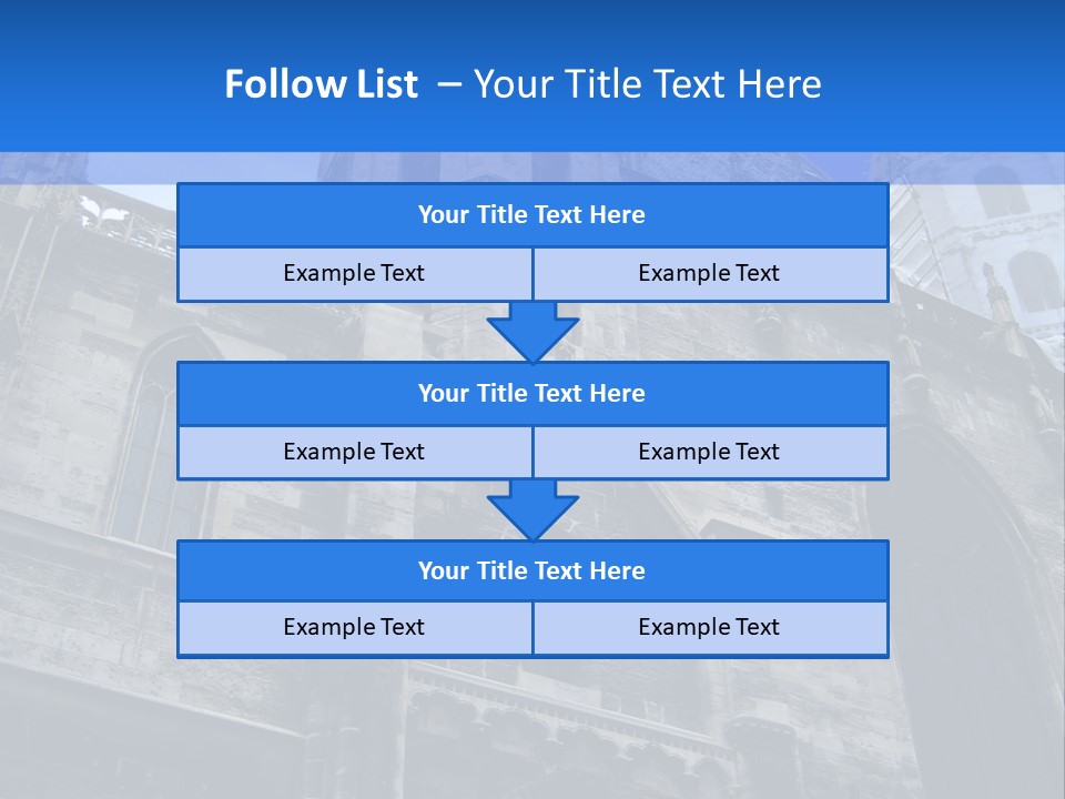 Bifora Austria Gotica PowerPoint Template