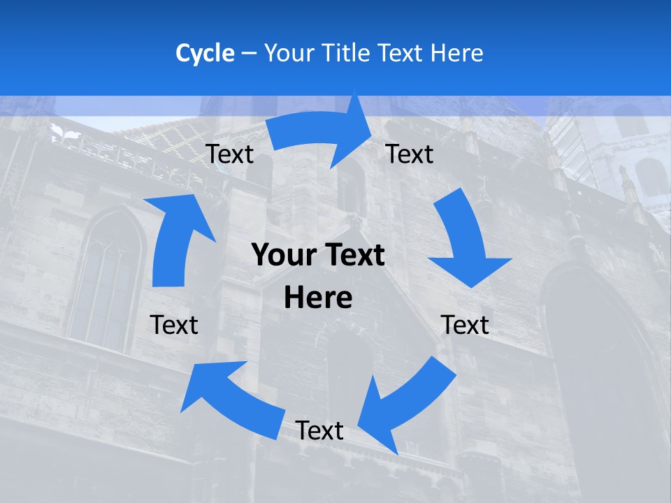Bifora Austria Gotica PowerPoint Template