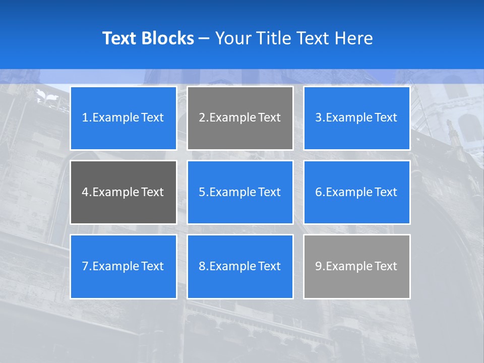 Bifora Austria Gotica PowerPoint Template