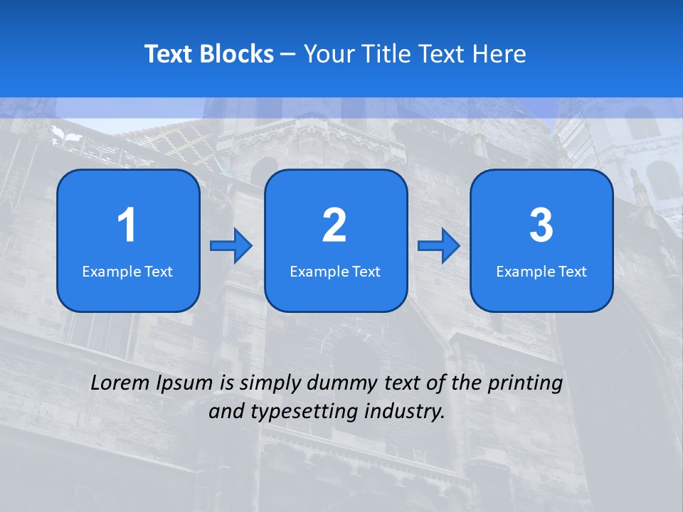 Bifora Austria Gotica PowerPoint Template