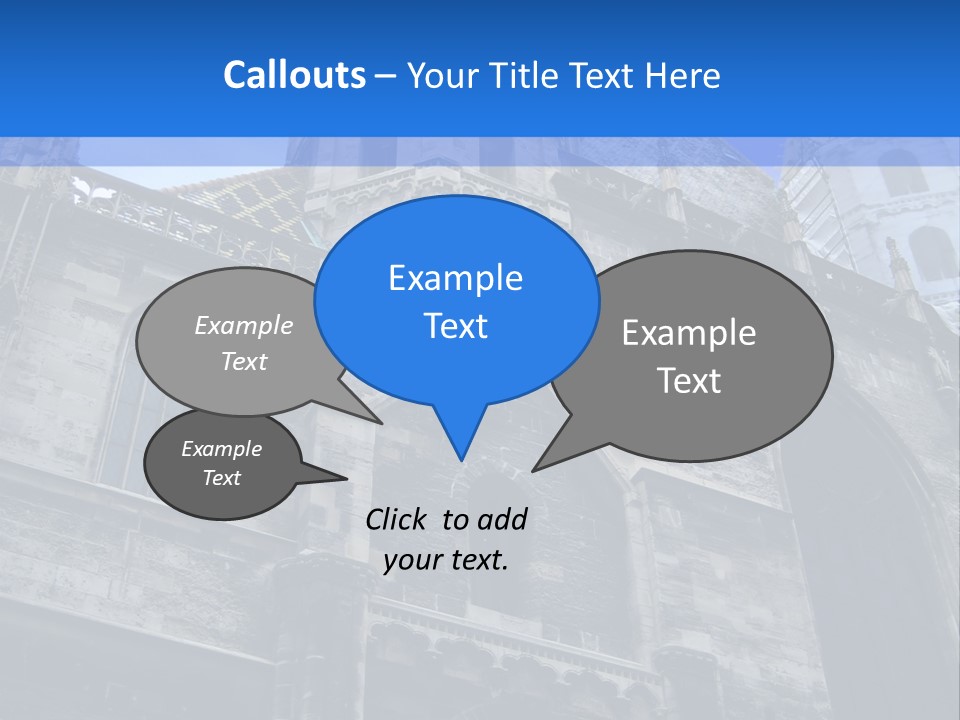 Bifora Austria Gotica PowerPoint Template