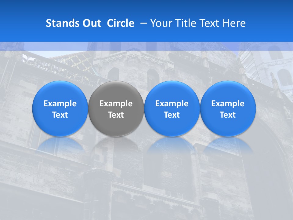 Bifora Austria Gotica PowerPoint Template