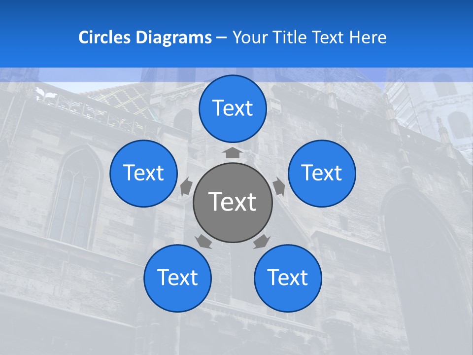 Bifora Austria Gotica PowerPoint Template